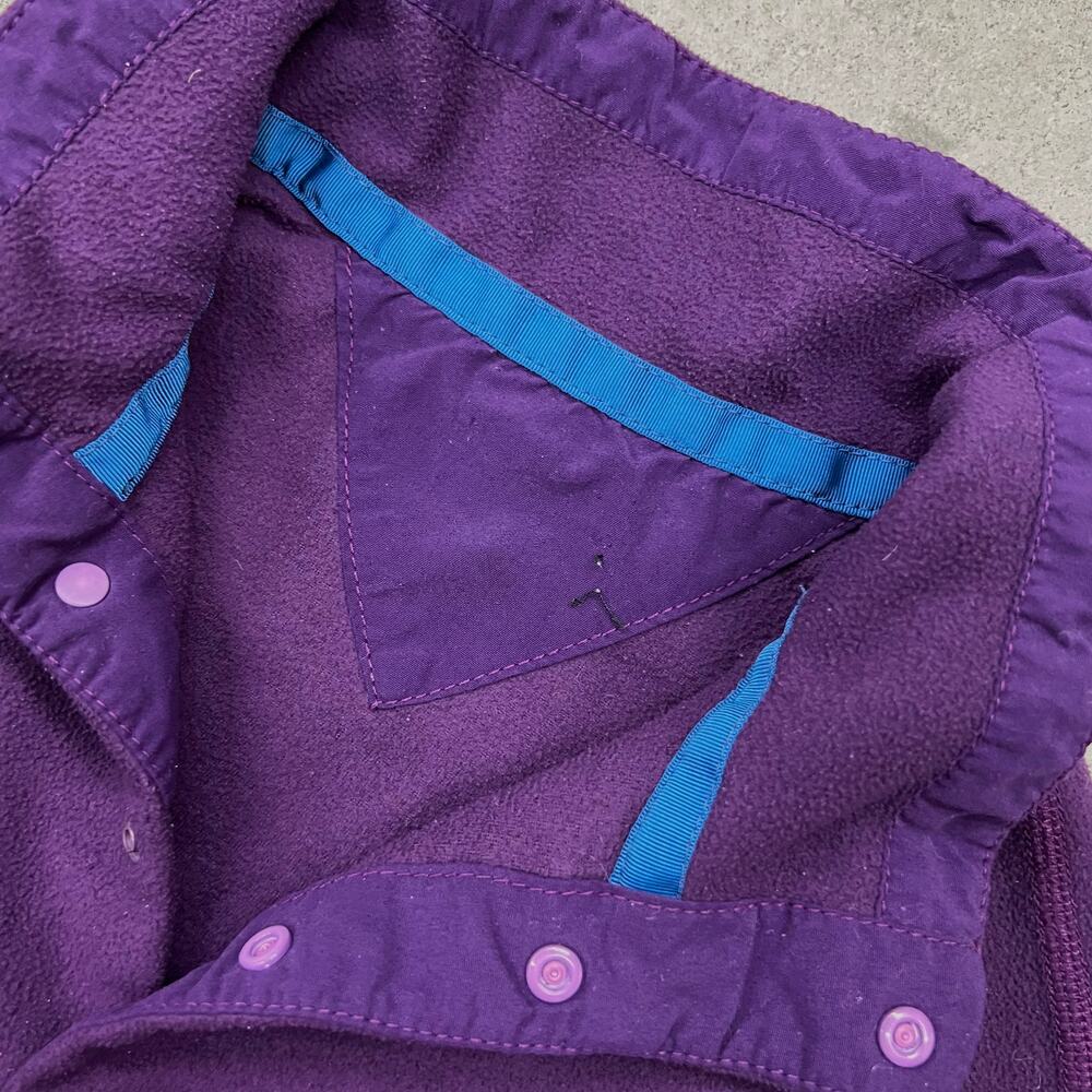 Vintage 90s Patagonia Synchilla Micro Fleece Shirt Snap T Front USA Base Layer M - Picture 6 of 8
